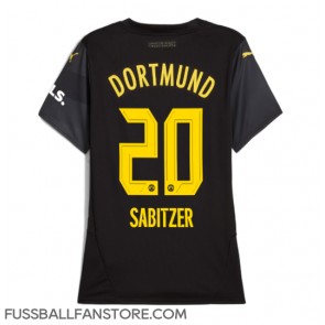 Borussia Dortmund Marcel Sabitzer #20 Replik Auswärtstrikot Damen 2024-25 Kurzarm